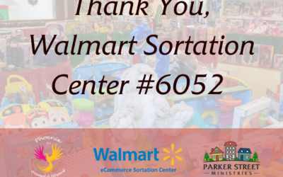 PSM Receives Community Grant from Walmart Sortation Center #6052